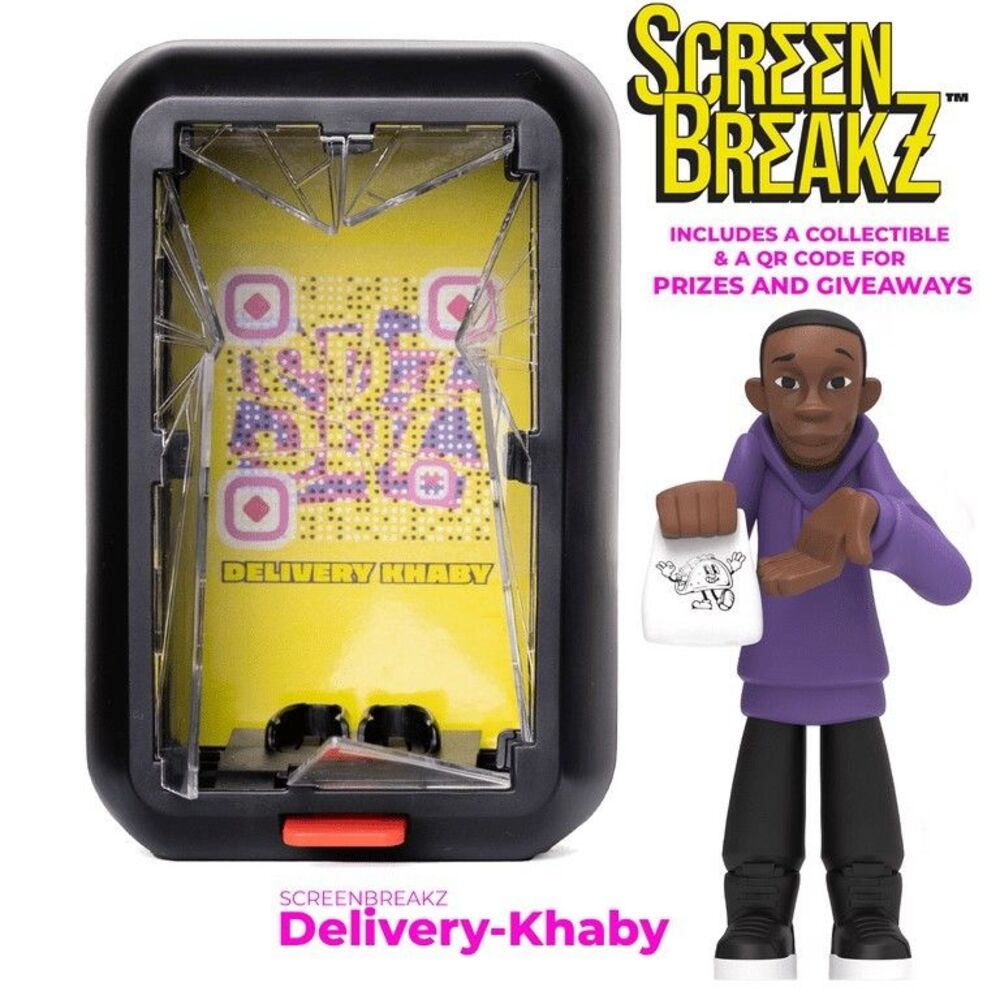 ScreenBreakZ Delivery Khaby 4.5" Collectible Figure SEALED